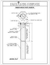 Load image into Gallery viewer, Flex-i-Link Ground Sleeves With Sleeve Covers For Removable Posts - PAIR
