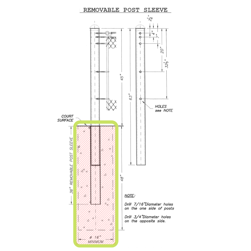 Flex-i-Link Removable Type Posts Without Ground Sleeves - Flex-i-Link