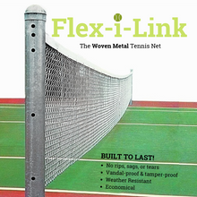 Load image into Gallery viewer, Flex-i-Link Woven Metal Tennis Net - Flex-i-Link
